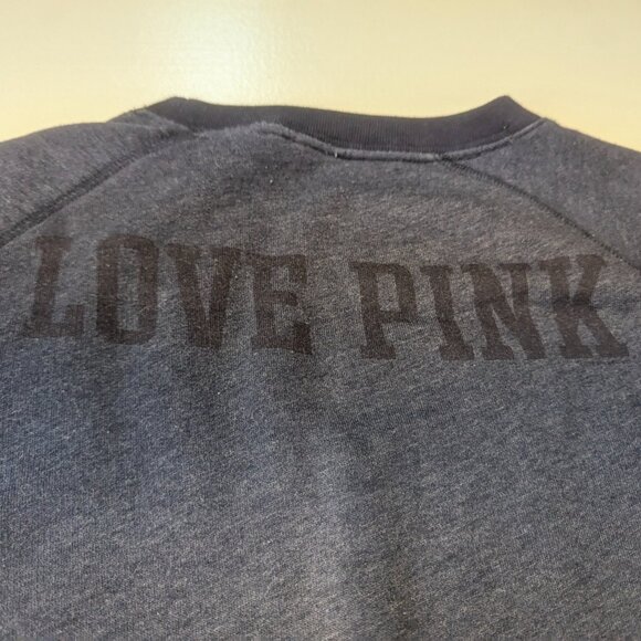 Victoria's Secret Pink Michigan Sweatshirt Size XS Navy Blue and Accessories - Picture 3 of 12